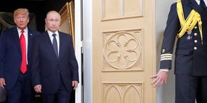 Ο Ντόναλντ Τραμπ & ο Βλαντίμιρ Πούτιν (Φωτογραφία: AP Photo/Pablo Martinez Monsivais)