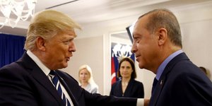 Τραμπ-Ερντογάν/Φωτογραφία: AP