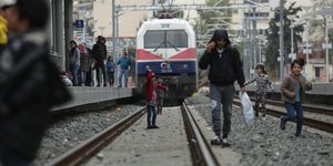 Κατάληψη του Σταθμού Λαρίσης από πρόσφυγες (Φωτο: INTIMENEWS/ΛΙΑΚΟΣ ΓΙΑΝΝΗΣ)