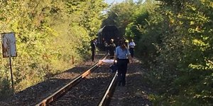Αμαξοστοιχία διαμέλισε ποδηλάτη στα Τρίκαλα/ Φωτογραφία: trikalanews