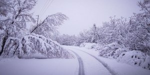 Χιονόπτωση στα Τρίκαλα -Εurokinissi