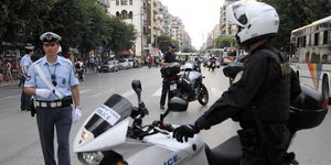 Φρούριο η Θεσσαλονίκη εν όψει ΔΕΘ -3.500 αστυνομικοί επί ποδός/ Φωτογραφία: Eurokinissi