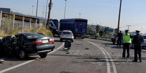 Διαλυμένο ΙΧ μετά από τροχαίο / Φωτογραφία: Intimenews/ΨΩΜΑΣ ΒΑΣΙΛΗΣ