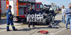 Τροχαίο στον Πύργο/ Φωτογραφία:patratimes.gr