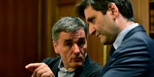 Τσακαλώτος-Χαρίτσης είχαν επαφές με φορείς στην Πρέβεζα -Φωτογραφία: EUROKINISSI/ΤΑΤΙΑΝΑ ΜΠΟΛΑΡΗ)