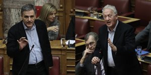 Ο Ευκλείδης Τσακαλώτος και ο Κώστας Σκανδαλίδης -Φωτογραφίες: intimenews/ΛΙΑΚΟΣ ΓΙΑΝΝΗΣ