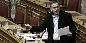 Ο Ευκλείδης Τσακαλώτος (Φωτογραφία: EUROKINISSI/ΓΙΩΡΟΣ ΚΟΝΤΑΡΙΝΗΣ)