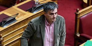 Ο Ευκλείδης Τσακαλώτος/ Φωτογραφία: EUROKINISSI- ΤΑΤΙΑΝΑ ΜΠΟΛΑΡΗ