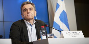 Ο Ευκλείδης Τσακαλώτος (Φωτογραφία: EUROKINISSI)