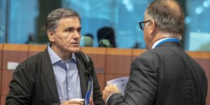 Ο Ευκλείδης Τσακαλώτος / Φωτογραφία: Eurokinissi