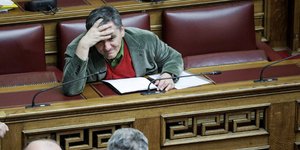 Ο Ευκλείδης Τσακαλώτος / Φωτογραφία: EUROKINISSI/ΓΙΑΝΝΗΣ ΠΑΝΑΓΟΠΟΥΛΟΣ