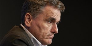 Ο ΥΠΟΙΚ Ευκλείδης Τσακαλώτος / Φωτογραφία: Eurokinissi