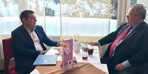 Ο Αλέξης Τσίπρας με τον υπουργός Εξωτερικών