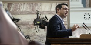 Ο Αλέξης Τσίπρας στην ΚΟ του ΣΥΡΙΖΑ 