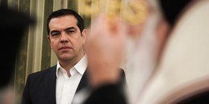 Ο πρωθυπουργός Αλέξης Τσίπρας στο Μέγαρο Μαξίμου / Φωτογραφία: Menelaos Myrillas / SOOC