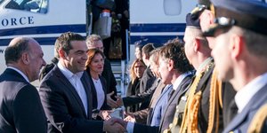 Η φωτογραφία που ανέβασε ο Αλέξης Τσίπρας στο twitter από την Αγκυρα