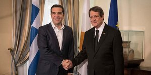 Τσίπρας-Αναστασιάδης/Φωτογραφία: Eurokinissi