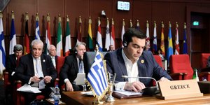 ο Αλέξης Τσίπρας στην Αίγυπτο/Φωτογραφία: Eurokinissi