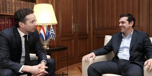 Συνάντηση Τσίπρα – Ντάισελμπλουμ την Δευτέρα/ Φωτογραφία: ΜΠΑΛΤΑΣ ΚΩΣΤΑΣ/Eurokinissi