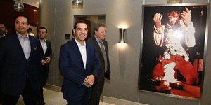 Ο Αλέξης Τσίπρας στο Σικάγο /Φωτογραφία: Intime news 