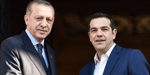 Τσίπρας-Ερντογάν/Φωτογραφία: EUROKINISSI/ΤΑΤΙΑΝΑ ΜΠΟΛΑΡΗ