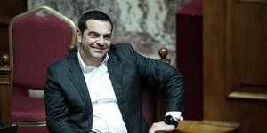 Με ικανοποίηση περιμένει διευρυμένη πλειοψηφία για τις Πρέσπες ο Αλέξης Τσίπρας -Φωτογραφία: Sooc