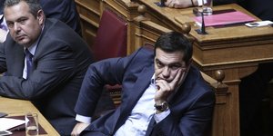 Πάνος Καμμένος-Αλέξης Τσίπρας /Φωτογραφία: Sooc