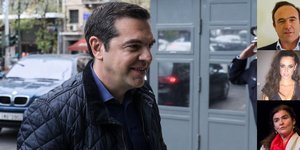 Ο Αλέξης Τσίπρας προσέρχεται στην ΠΓ του ΣΥΡΙΖΑ -Φωτογραφία: EUROKINISSI/ ΣΤΕΛΙΟΣ ΜΙΣΙΝΑΣ