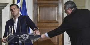 Οταν ο Νίκος Κοτζιάς συνεργαζόταν με τον Αλέξη Τσίπρα / Φωτογρφία: Eurokinissi 