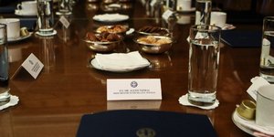 Σύσκεψη στο Μαξίμου /Φωτογραφία: Sooc-Nick Paleologos