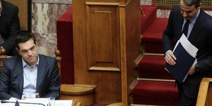 Τσίπρας-Μητσοτάκης /Φωτογραφία Αρχείου: Intime News