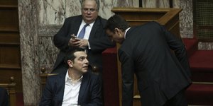Αλέξης Τσίπρας-Κυριάκος Μητσοτάκης /Φωτογραφία Αρχείου: Intime news