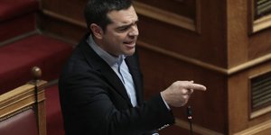 Ο Αλέξης Τσίπρας σήμερα στη Βουλή /Φωτογραφία: Intimenews