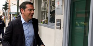 Ο Αλέξης Τσίπρας προσέρχεται στην Π.Γ. του ΣΥΡΙΖΑ (2019-03-12) -Φωτογραφία: Intimenews/ΒΑΡΑΚΛΑΣ ΜΙΧΑΛΗΣ
