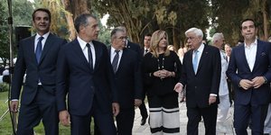 Οι πολιτικοί αρχηγοί / Φωτογραφία: Intimenews/ΛΙΑΚΟΣ ΓΙΑΝΝΗΣ