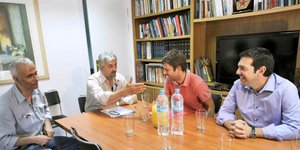 Τσίπρας: Η συγκυβέρνηση κάνει επέλαση στη δημόσια τηλεόραση