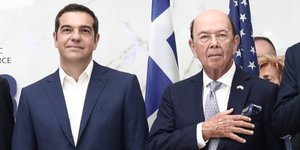 Ο Αλέξης Τσίπρας και ο υπουργός Εμπορίου των ΗΠΑ