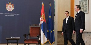 Τσίπρας-Βούτσις/Φωτογραφία: IntimeNews