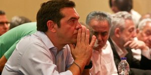 Τσίπρας στην ΚΕ /Φωτογραφία: Intime News/Δημήτρης Καπάνταης