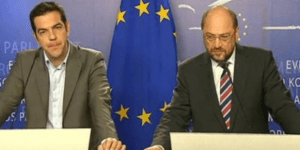 Τσίπρας: Το ελληνικό πρόγραμμα δεν βγαίνει - Σουλτς: Να περιμένουμε την έκθεση