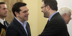 Ο Αλέξης Τσίπρας και ο Θανάσης Θεοχαρόπουλος / Φωτογραφία: EUROKINISSI/ΣΤΕΛΙΟΣ ΣΤΕΦΑΝΟΥ