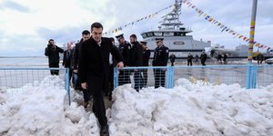 Ο Αλέξης Τσίπρας στη Σαμοθράκη για τα Θεοφάνεια