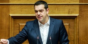 Ο πρωθυπουργός Αλέξης Τσίπρας. Φωτογραφία: Eurokinissi/ Γιώργος Κονταρίνης