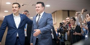 Ζόραν Ζάεφ Αλέξης Τσίπρας /Φωτογραφία Αρχείου: Ιntime News