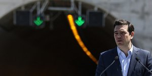 Στα εγκαίνια της Ιονίας Οδού την Τρίτη ο Αλέξης Τσίπρας/ Φωτογραφία: Menelaos Michalatos/ SOOC/Αρχείο
