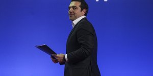 Φωτογραφία: SOOC- Ο Αλέξης Τσίπρας μετά από ομιλία του σε συνέδριο