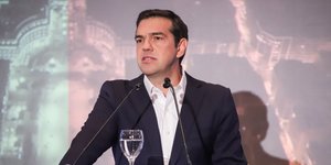Ο πρωθυπουργός στο βήμα του -Φωτογραφία: Intimenews/ΜΩΥΣΙΑΔΗΣ ΓΙΑΝΝΗΣ
