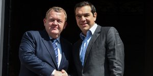 Συνάντηση του Αλέξη Τσίπρα με τον Δανό ομόλο του (EUROKINISSI/ ΤΑΤΙΑΝΑ ΜΠΟΛΑΡΗ)