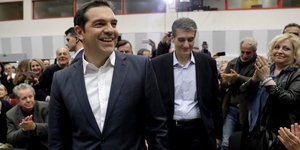 Ομιλία του Αλέξη Τσίπρα στην παρουσίαση του συνδυασμού «Κοιτάμε μπροστά» του Χρήστου Γιαννούλη (Φωτο: INTIMENEWS)