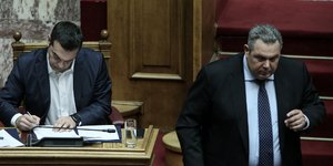 Τσίπρας-Καμμένος / Φωτογραφία: SOOC